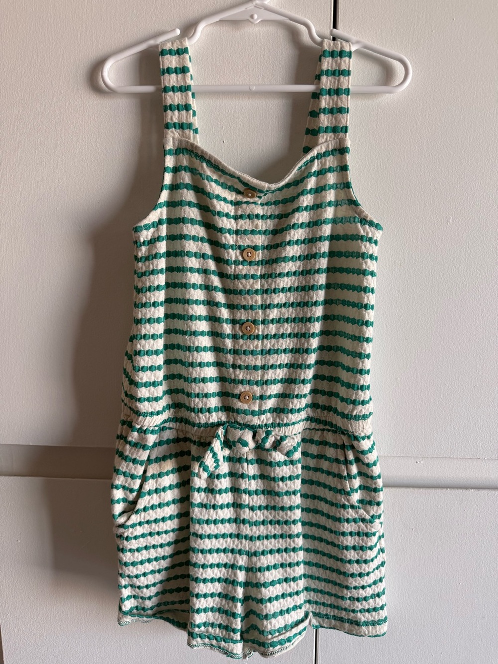 Cat & Jack Striped Romper Sz S